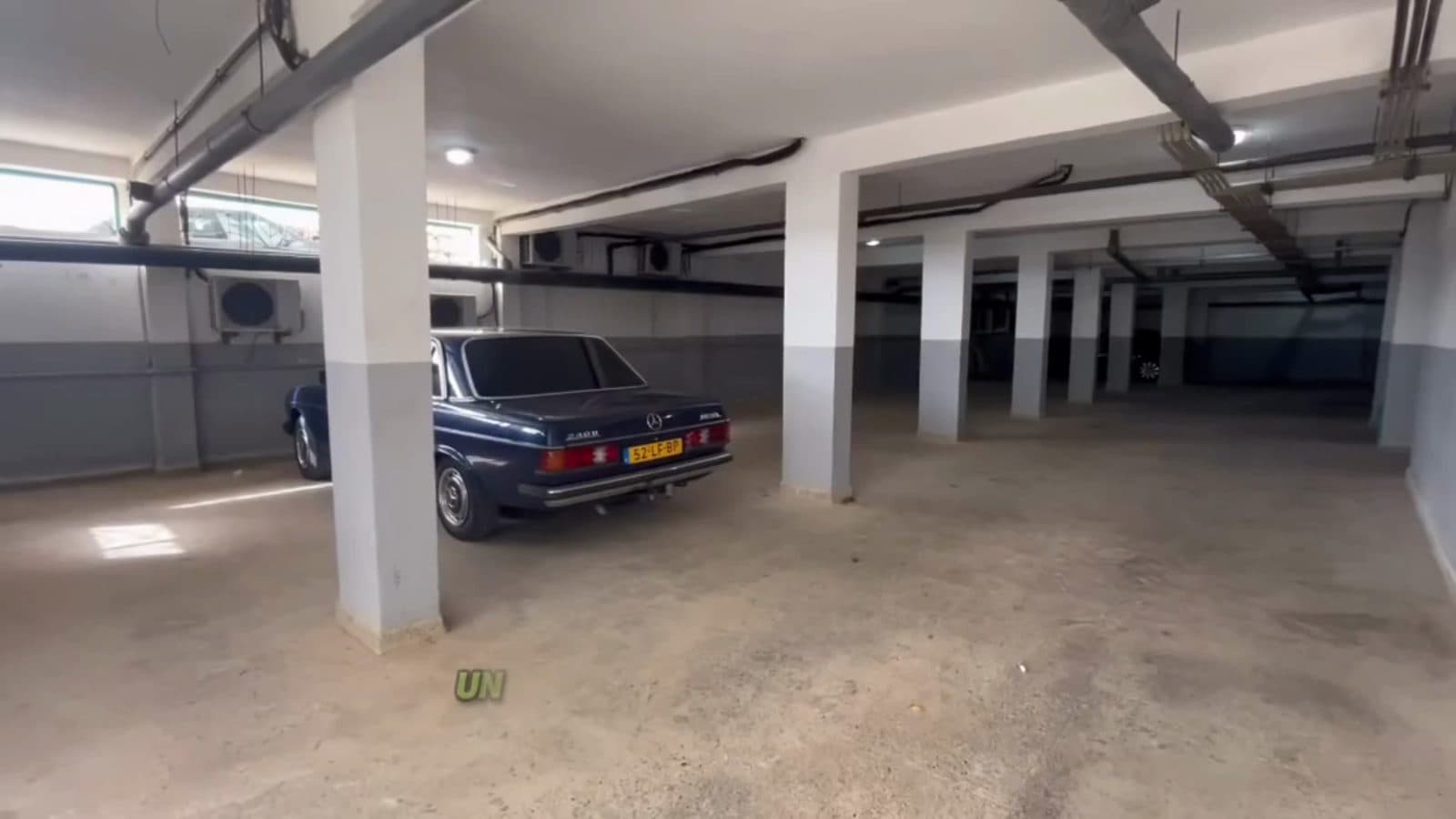 Garage en sous-sol de la Résidence Del Costa