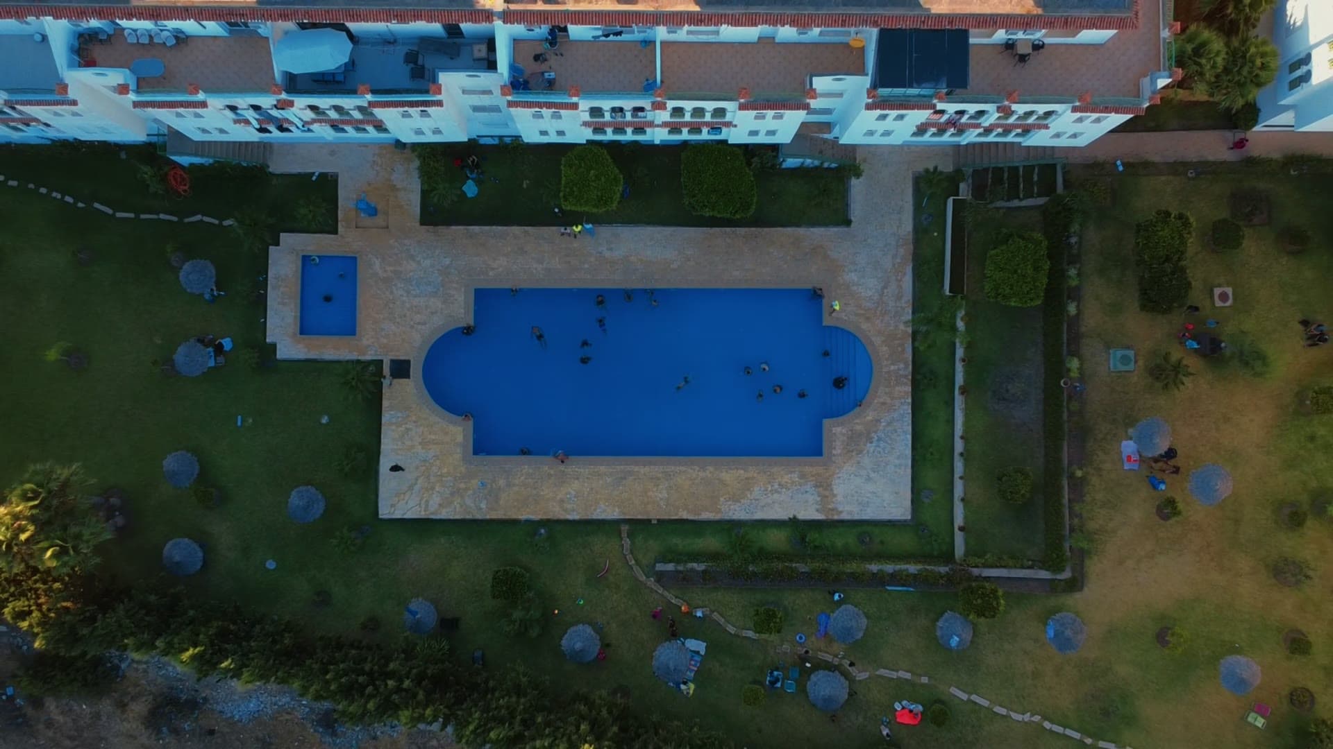 Vue extérieure de la Résidence Del Costa à Tanger